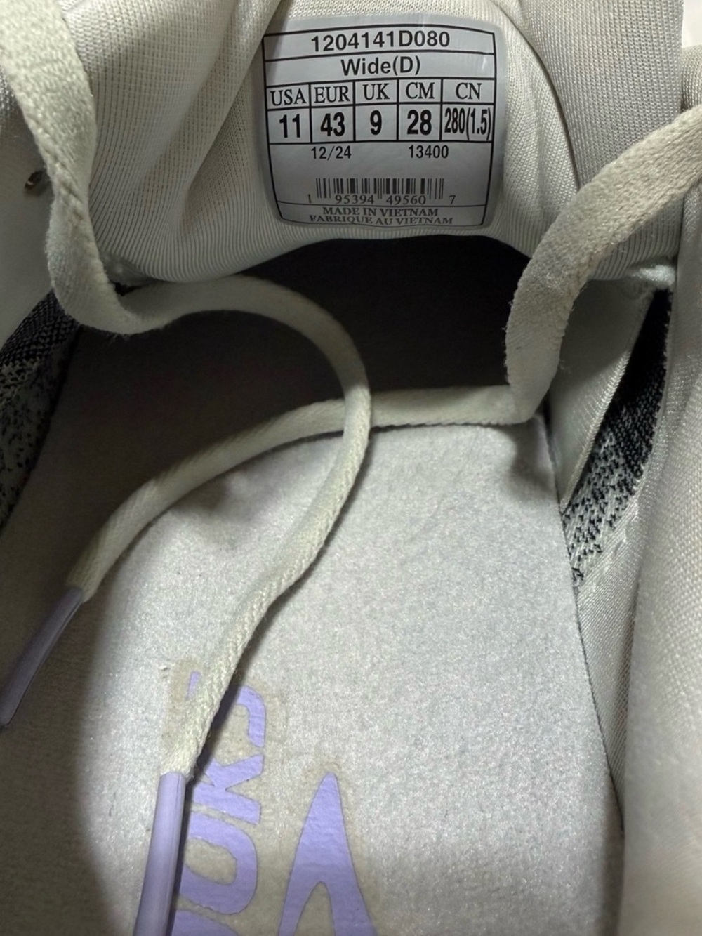 Brooks Ariel GTS 24 Women’s 11 Wide D Gray Lavender Stability Running Shoes - Picture 7 of 7